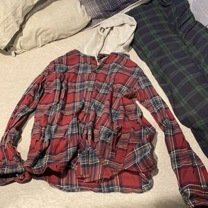 Men’s pac sun hooded flannel